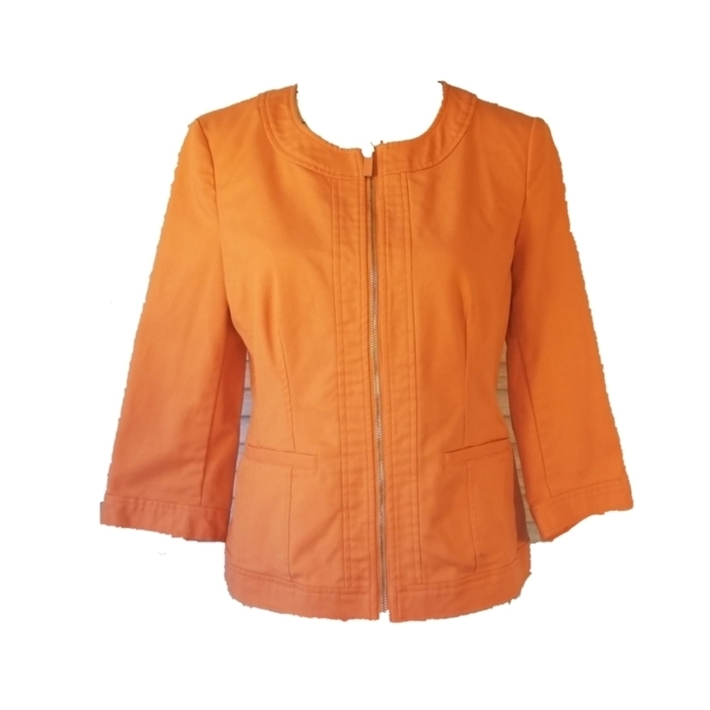 Resin Zip Retro Jacket, Size 10 - Picture 4 of 4